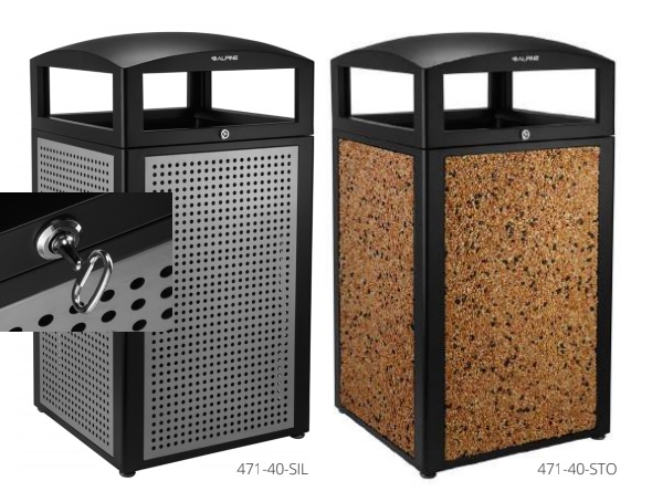 Trash Cans For Outdoor Use, Outdoor Trash Receptacles