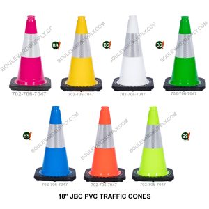18 Inch Reflective Safety Cones