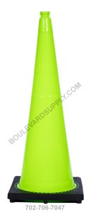 36 Inch Lime Green Safety Cone